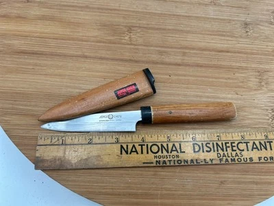 Cuchillo Joyce Chen Bento/Sushi Japón Acero Inoxidable Hoja 4 pulgadas Estuche de Madera Foto 1 de 4