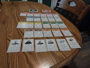 Monopoly The Walking Dead Survival Edition Property Cards Complete Replacement - Picture 1 of 21