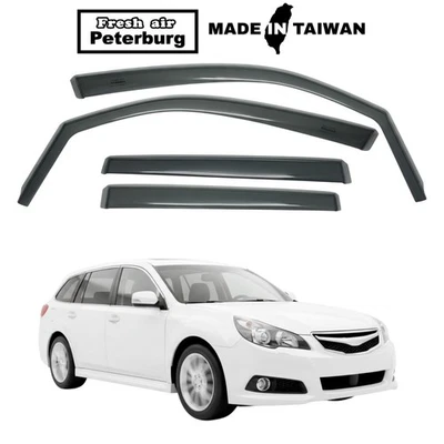 for SUBARU OUTBACK 5D 2009- 2014 IN-CHANNEL WIND DEFLECTOR 4PCS - Image 1 of 4