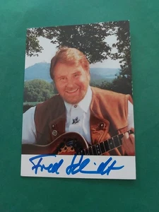 Fred Schmidt , Musik ,  Autogrammkarte  - Bild 1 von 2