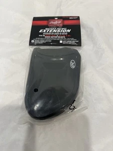 Rawlings Right Hand Batter Helmet Extension (BLACK) BRAND NEW UNOPENED - Picture 1 of 3