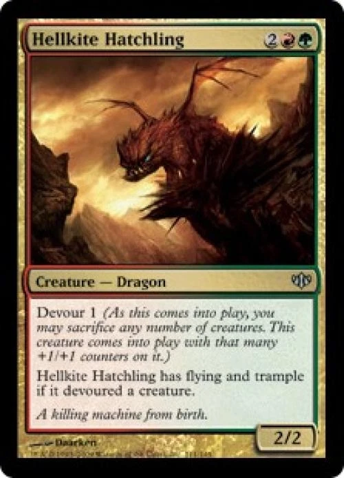 Hellkite Hatchling - Light Play MTG Conflux - Image 1 of 1