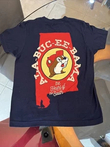 Used YS Buc-ee’s Alabama Navy T-shirt YS Ala-buc-ee-bama The heart of the South - Picture 1 of 8