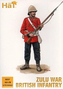 HAT SOLDATINI 1/72 - Colonial Wars - 8237 Zulu War British Infantry - Picture 1 of 1