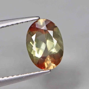 1.46 Cts Antique_100% Natural Unheated Double Tone Color Brazilian Andalusite - Picture 1 of 5
