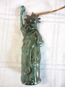 Statue of Liberty Blown Glass Christmas Ornament 6" tall - Picture 1 of 5