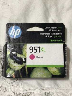 Genuine OEM HP 951XL Hewlett Packard Magenta Ink Cartridge EXP 08/2024 - Image 1 of 3