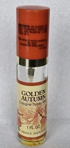 Prince Matchabelli Golden Autumn Cologne Spray Mist 1.0 FL. OZ. Over 1/2 Left - Picture 1 of 7
