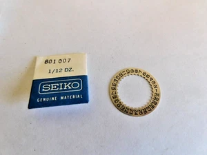 GENUINA SEIKO 7005A PARTE # 801007 ESFERA FECHA ORIGINAL. NUEVO STOCK ANTIGUO - Imagen 1 de 2
