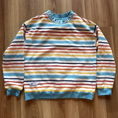 Sudadera Pullover a Rayas Unisex Aldi Gear 2024 Cuello Redondo Pullover Primavera Talla M Foto 1 de 4