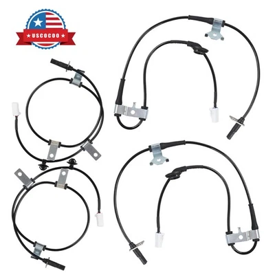 4 x Front Rear L/R ABS Wheel Speed Sensor Fits for 2006-2013 Grand Vitara Suzuki - Image 1 of 4