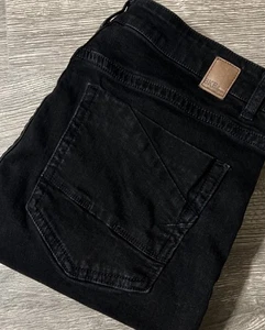 BKE Payton Skinny Stretch Mid Rise Black Jeans SZ 34x31.5 (34x30) - Picture 1 of 11