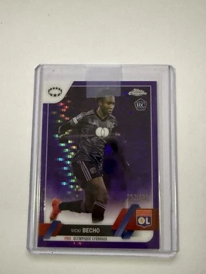2022-23 Topps Chrome Women's UEFA Purple Pulsar /299 Vicki Becho  - Image 1 of 2