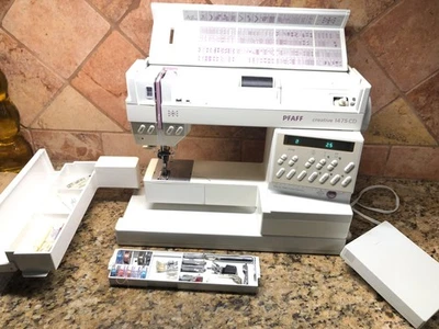 PFAFF Creative 1475 CD Embroidery Sewing Machine - Tested- READ - Image 1 of 4