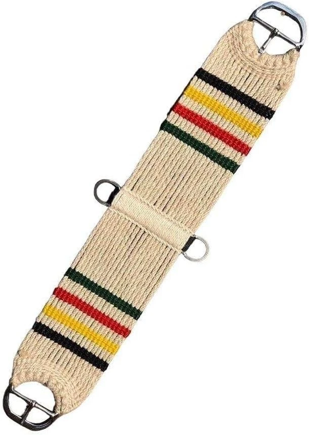 Western Mohair Wool Cinch Stainless Steel Buckles Durable and Breathable (Multi) - Image 1 of 1