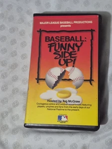 MLB Baseball: Funny Side Up! VHS (BLOOPERS) Vintage 1987 in Rare Clamshell Case - Picture 1 of 4