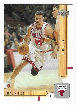 2001-02 Upper Deck Brad Miller 芝加哥公牛队篮球卡 #245 — 第 1/2 张图片