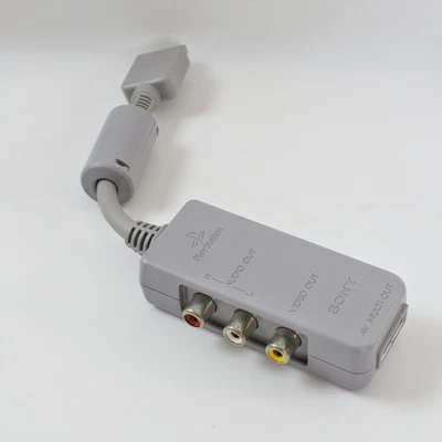 PS1 Official AV ADAPTOR SCPH-1160 SONY for Playstation SCPH-5500 Only C 3045 - Image 1 of 4