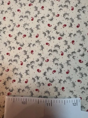 Vintage shirtings reproduction cotton fabric Benartex 7/8 yd - Image 1 of 2