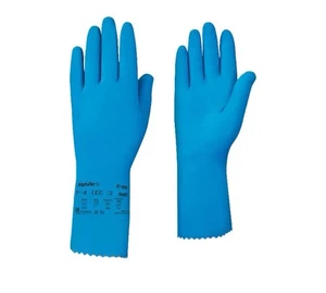 12 x XL Küchen Gummi Geschirrspüler Reinigungshandschuhe Warmfutter Spülhandschuhe - Bild 1 von 2