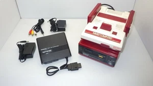 AV Modded Famicom + Disk System Set Fully Serviced Working - Picture 1 of 1