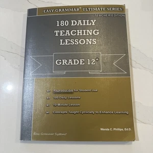 Easy Grammar Ultimate Series: Grade 12 Teacher Edition - Picture 1 of 9