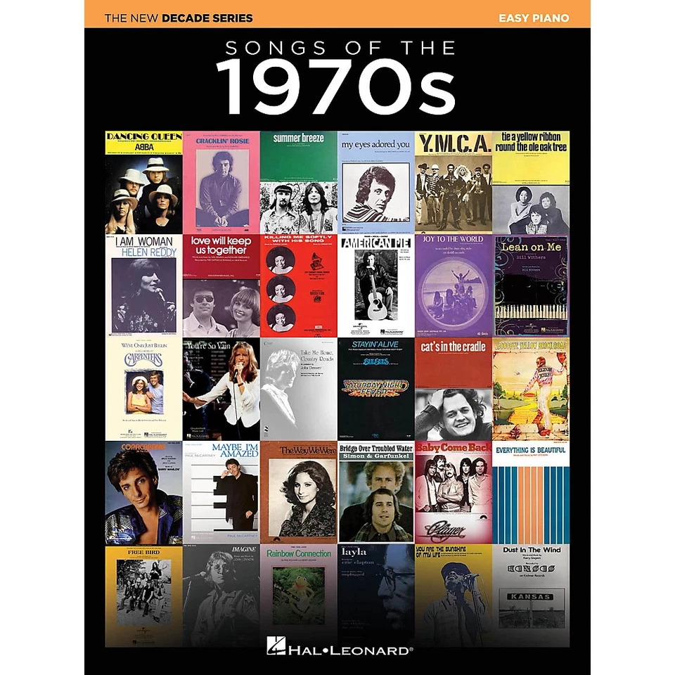 Hal Leonard Songs of The 1970sthe Decade Series-easy Piano