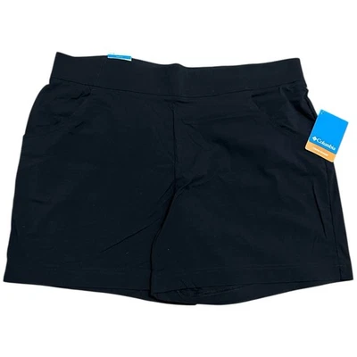 "Pantalones cortos informales Columbia para mujer en cualquier momento de 6"" negros talla 1X nuevos con etiquetas $75" Foto 1 de 4