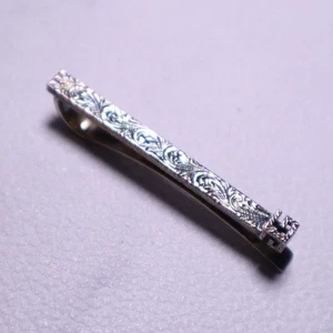 GUCCI Gucci G logo arabesque necktie pin tie bar silver 925 - Picture 1 of 6