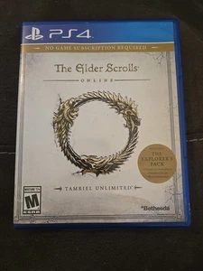The Elder Scrolls Online Tamriel Unlimited Sony Playstation 4 PS4 ¡Juego en caja! - Imagen 1 de 3