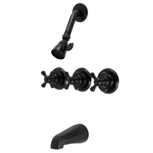 Kingston Brass KB230AX Victorian Tub and Shower Faucet, Matte Black, 2 x 8 x . - Picture 1 of 7