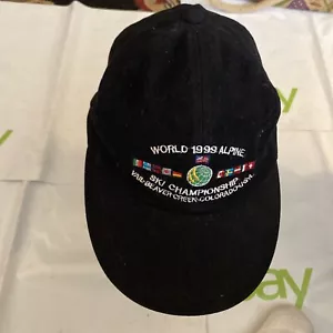 Vintage 1999 Colorado World Alpine Ski Championship Mütze Merkley Headgear - Bild 1 von 8