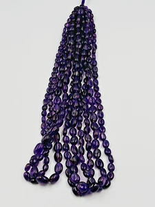 Natural Gemstone Smooth Plain oval beads - Picture 1 of 24