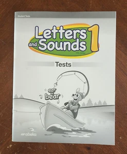 B447-76 * ABEKA, LETTERS AND SOUNDS 1, STUDENT TESTS, NEW - Picture 1 of 1