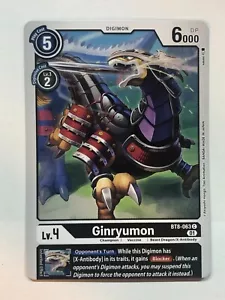 Digimon Nuovo Risveglio Ginryumon BT8-063 C NM/M - Foto 1 di 1
