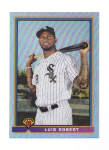 2021 Bowman Chrome LUIS ROBERT 1991 Retro Refractor Card White Sox SP - Picture 1 of 2