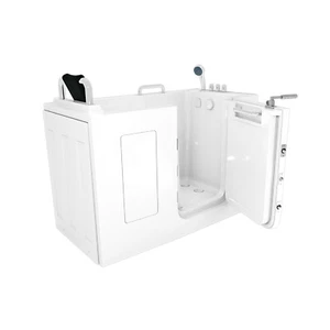Sitzbadewanne Senioren Wanne Sitzwanne mit Tür S07-TH-C-R 140x76cm - Bild 1 von 10