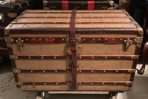 Louis Vuitton Antique Steamer Trunk with Trays c1900 Cover