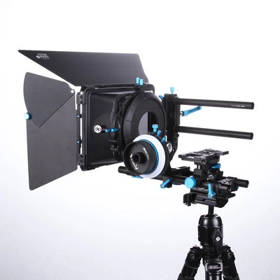 Fotga DP500 IIS DSLR A/B Stop Follow Focus + DP3000 M3 Matte Box  + 15mm Rod Set - Image 1 of 4