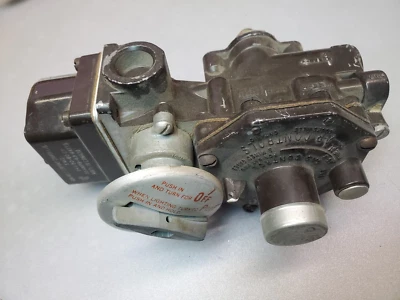 старый винтажный газовый клапан нагревателя печи Coleman ng - Изображение 1 из 4