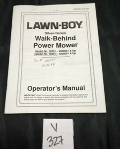 Original Lawn Boy Silver Series Walk Behind Power Mower 1994 Operators Manual - Picture 1 of 6