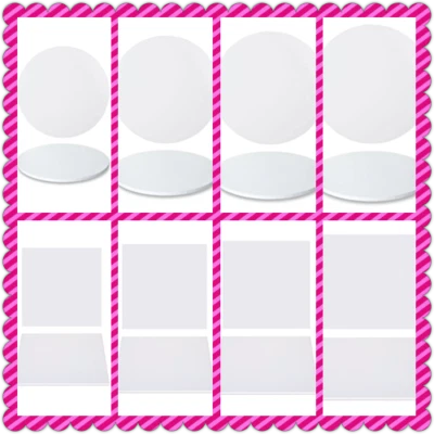Premium Heavy Duty Professional Cakeboards Round/Square White Cake boards - image 1 of 4