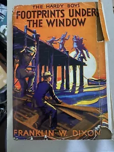 Hardy Boys #12 Footprints Under The Window ~ Franklin W Dixon Early Edition - Picture 1 of 7