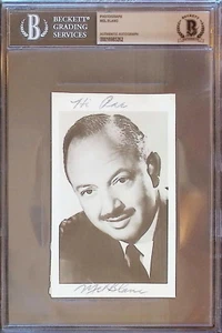 Mel Blanc d.1989 signed Autogramm 3,25x5,5 Foto Bugs Bunny Synchronsprecher BAS - Bild 1 von 2