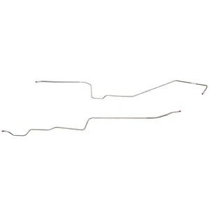 69-73 Chevy Nova, 2pc 3/8" Tank to Pump Fuel Line; Stainless - Bild 1 von 1