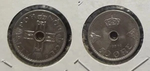 1948 Norway 50 Ore UNC - Picture 1 of 1