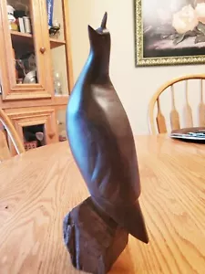 Geschnitzte Holz Wachtel Rebhuhn Vogel Statue - Bild 1 von 5