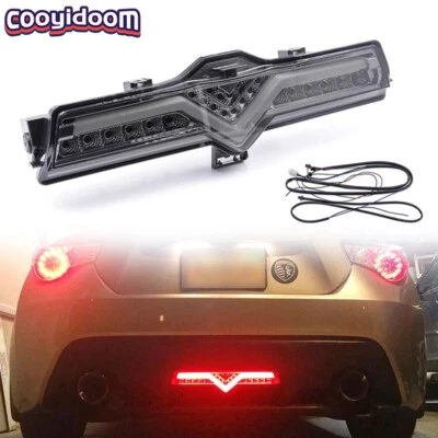Luz de marcha atrás LED de freno antiniebla trasera ahumada para Subaru BRZ Toyota GT 86 Scion FR-S Foto 1 de 4