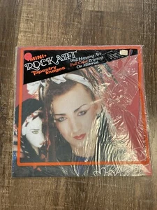 ARAZZO DA PARETE VINTAGE CULTURE CLUB BOY GEORGE CONCERT BANNER 1984 22,5” x 22,5”-RARO - Foto 1 di 7