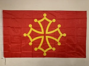Okzitanische Flagge - Languedoc - 145 cm x 90 cm - Bild 1 von 2